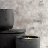 Charcoal Stone Candle