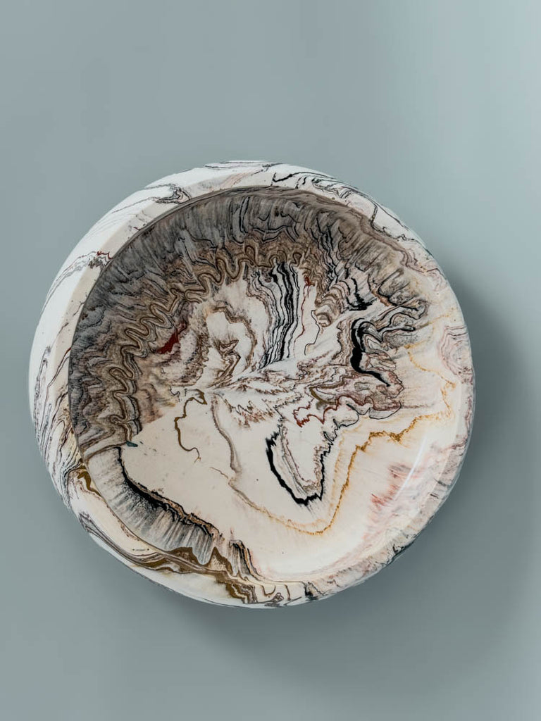 Marble | Jesmonite Fruit Bowl