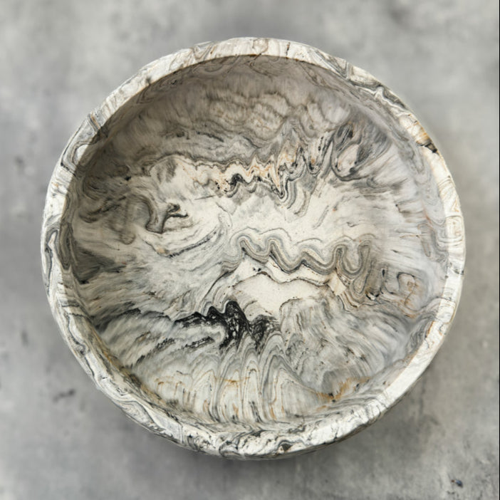 Marble | Jesmonite Fruit Bowl