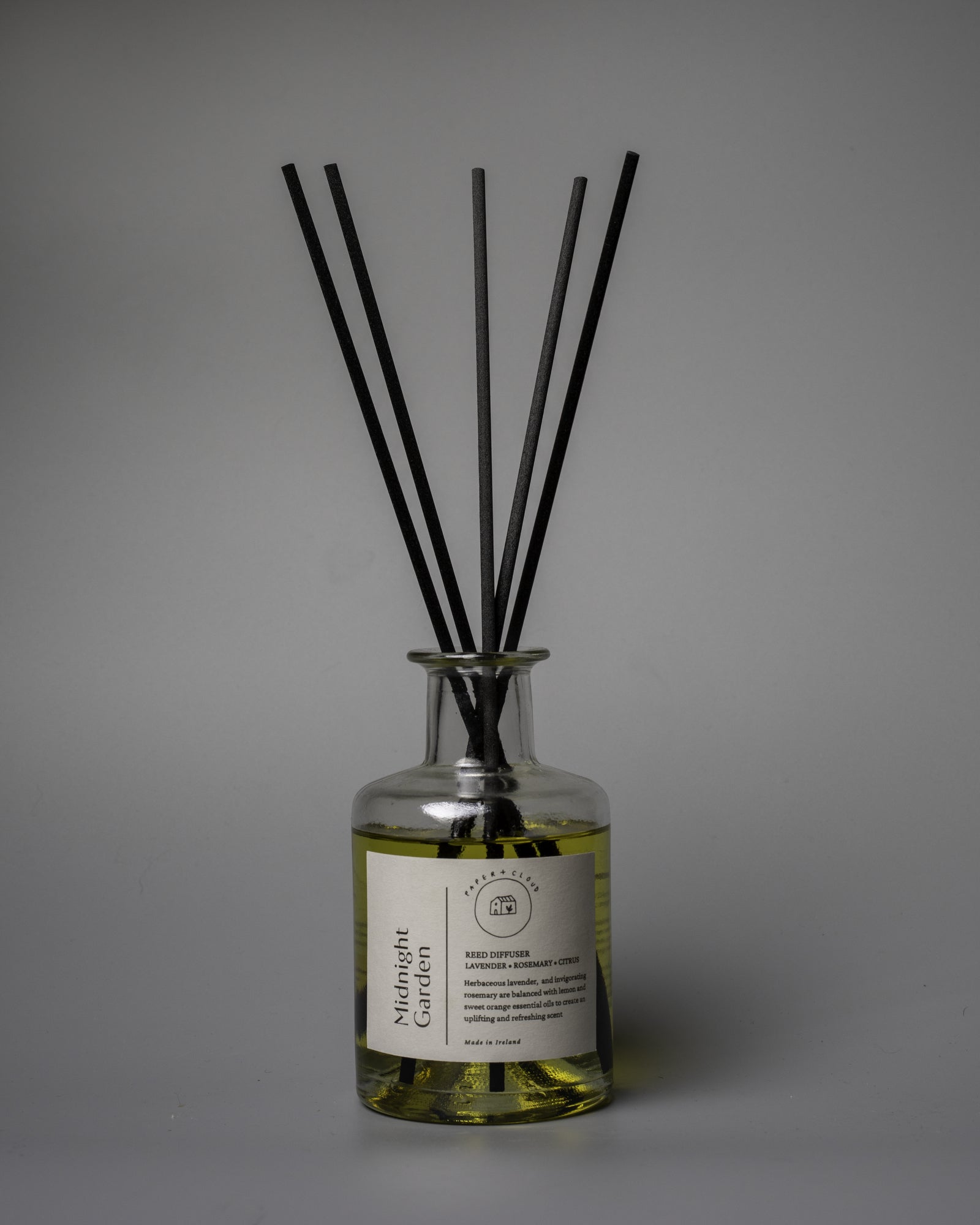 Herbalist Glass Reed Diffuser | Midnight Garden