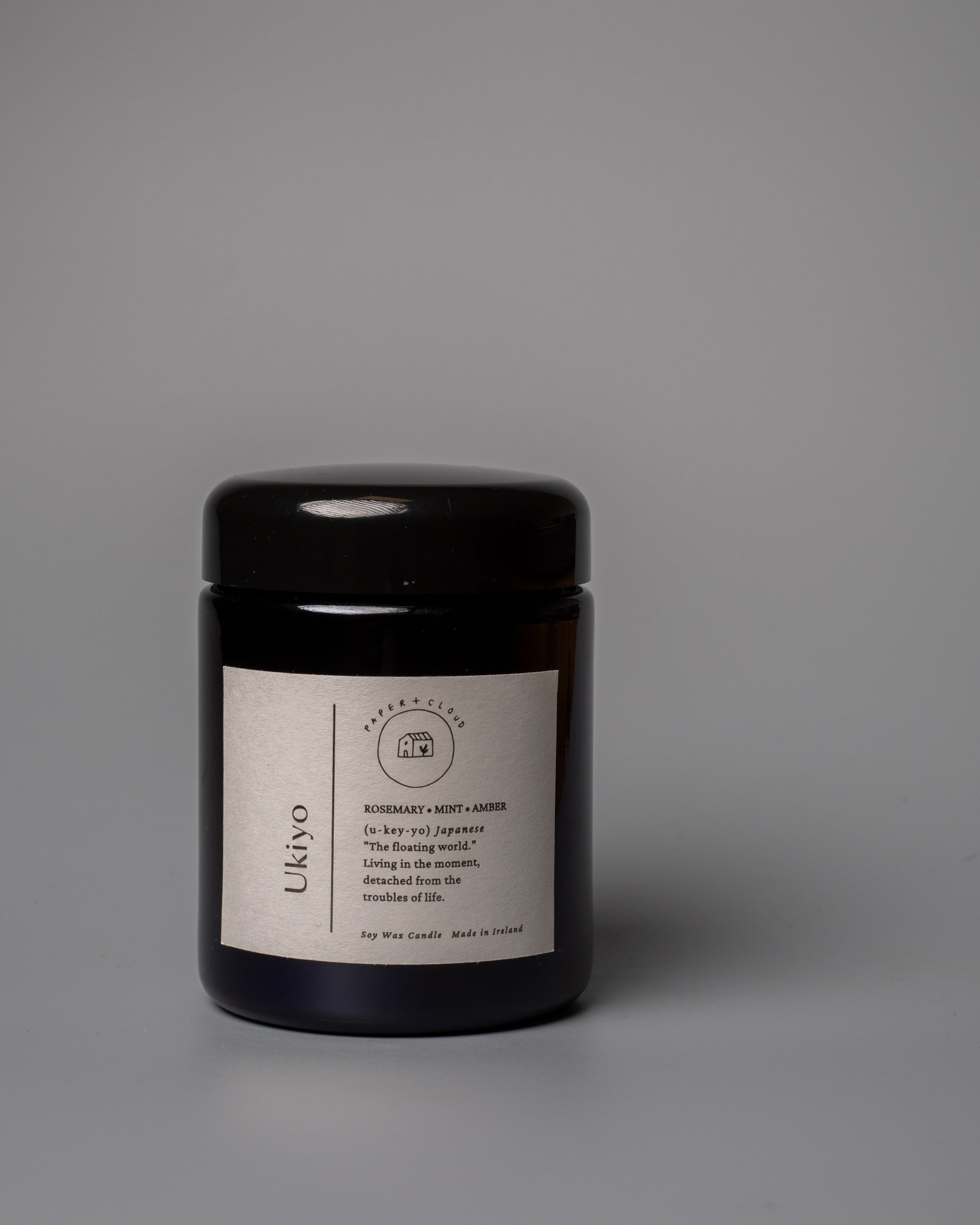 Ukiyo | Violet Glass Candle